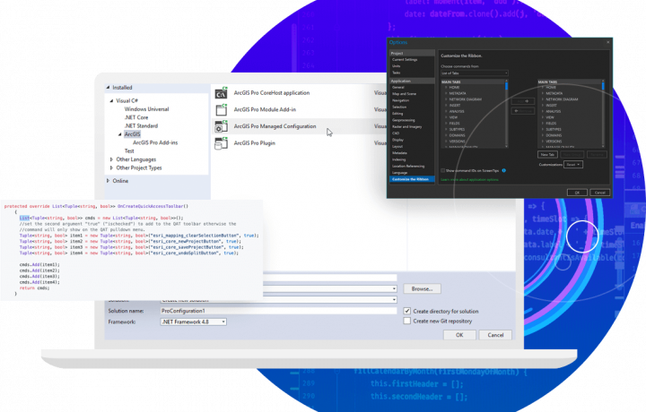 arcgis pro customize create configurations